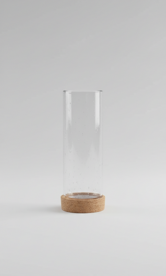 Simple vase hydroponic green plant LED light painting porch dining room three-dimensional living room sandstone background