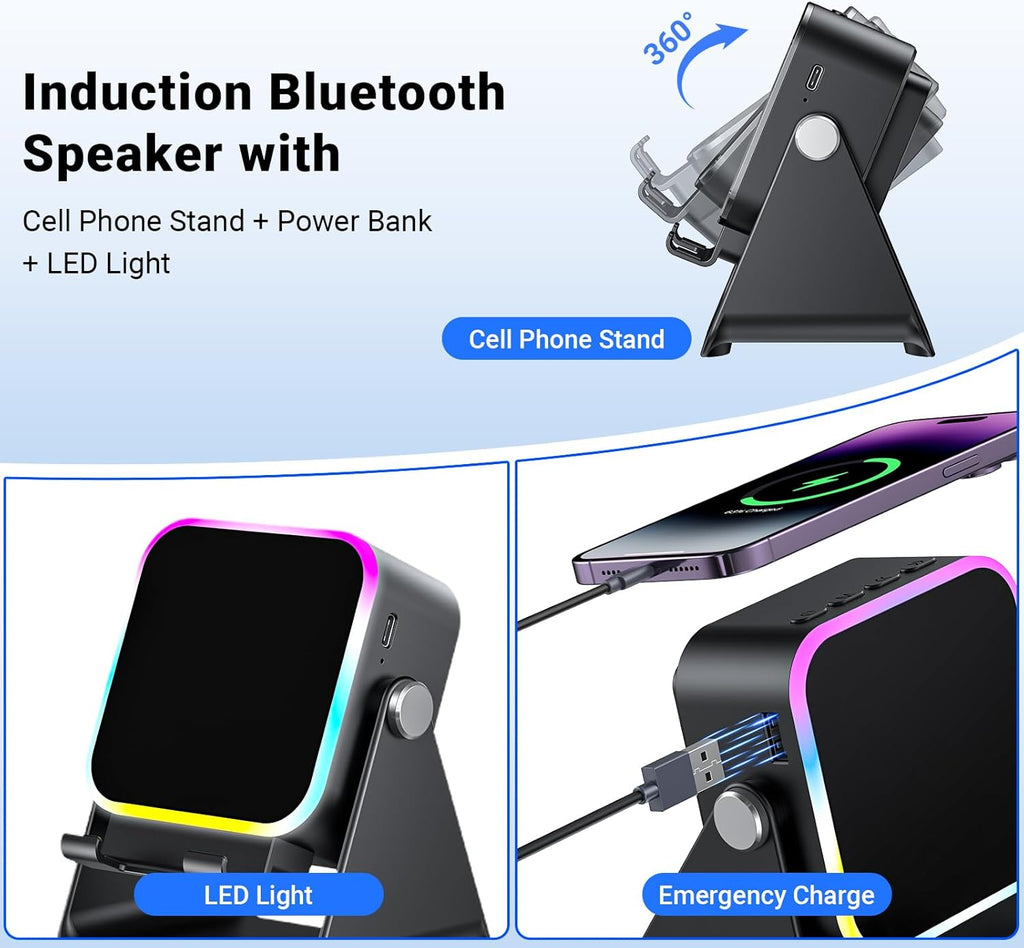 5 in 1 Sound Glow Wireless Speaker Stand