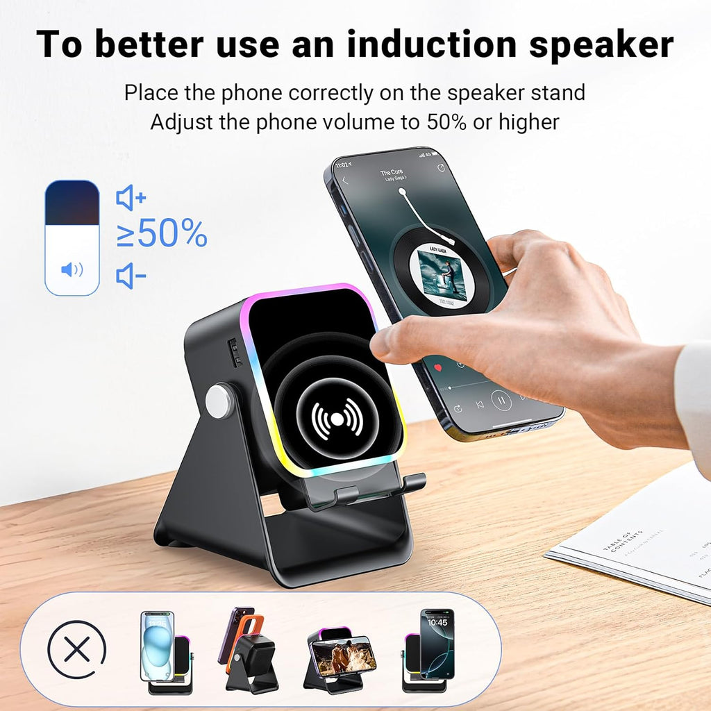 5 in 1 Sound Glow Wireless Speaker Stand
