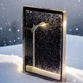 Snowy Night Flowing Lamp