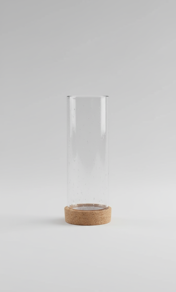 Simple vase hydroponic green plant LED light painting porch dining room three-dimensional living room sandstone background