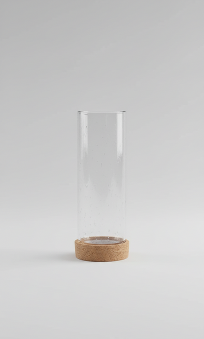 Simple vase hydroponic green plant LED light painting porch dining room three-dimensional living room sandstone background